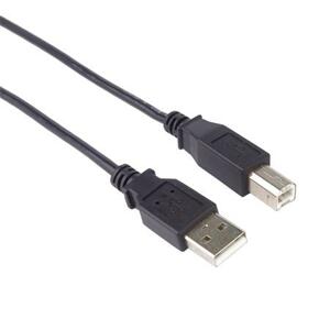 PremiumCord Kabel USB 2.0, A-B, 0.5m barva černá; ku2ab05bk