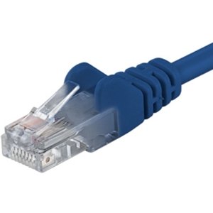 PremiumCord Patch kabel UTP RJ45-RJ45 CAT6 0.25m modrá; sp6utp002B