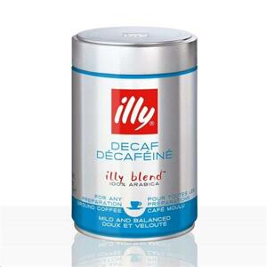 Illy Decaf (bez kofeinu) – mletá, 250 g; KAVA