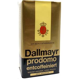 Dallmayr prodomo entcoffeiniert (bez kofeinu), zrnková, 500g; KAVA