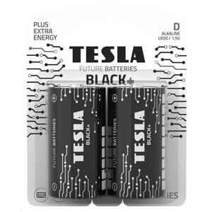 Tesla BLACK+ alkalická baterie D (LR20, velký monočlánek, blister) 2 ks; D BLACK+