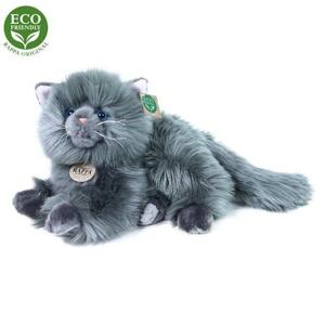 Rappa Plyšová perská kočka šedá ležící 30 cm ECO-FRIENDLY; 209046