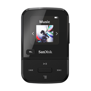 SanDisk MP3 Clip Sport Go2 16 GB, černá; SDMX30-016G-E46K