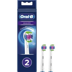 Oral-B EB 18-2 3D White náhradní hlavice s Technologií CleanMaximiser, 2 ks; 4210201351511