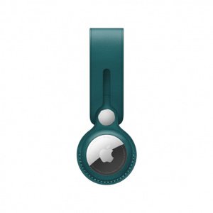 Apple AirTag Leather Loop - Forest Green; mm013zm/a