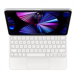 Apple Magic Keyboard for iPad Pro 11-inch (3rd generation) and iPad Air (4th generation) - Czech - White; mjqj3cz/a
