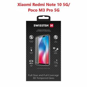 Swissten sklo ultra durable 3D full glue glass Xiaomi Redmi Note 10 5G/POCO M3 PRO 5G černé; 64701882
