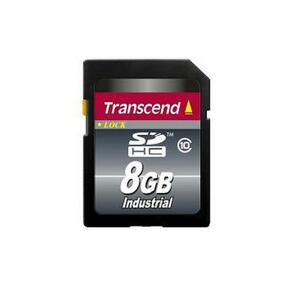 Transcend 8GB SDHC průmyslová paměťová karta, Class 10; TS8GSDHC10I