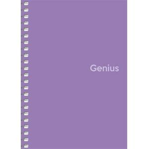 SHKOLYARYK Spirálový sešit "Genius", mix motivů, čtverečkovaný, A6, 80 listů, PP desky A6-080-6807K; SB806807K