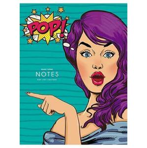 SHKOLYARYK Sešit "Pop Art", mix, A5, linkovaný, 40 listů A5-040-525L; SB40525L
