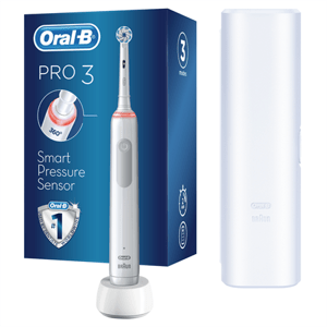 Oral-B PRO 3 3500 Sensitive Clean White + cestovní pouzdro; 4210201395539