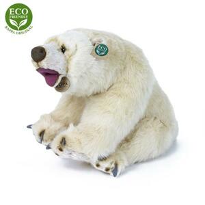 Rappa Plyšový lední medvěd sedící 43 cm ECO-FRIENDLY; 209367