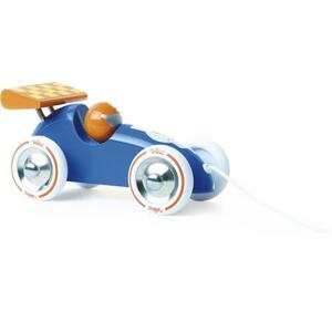 Vilac Tahací závodní auto modré s oranžovým křídlem; V2309Y