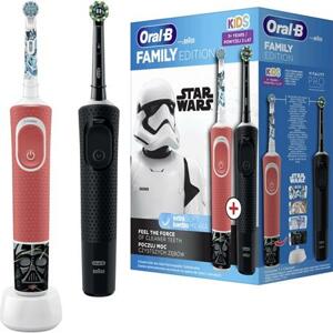 Oral-B Family Edice Vitality PRO D103 Cross Action Black + Vitality Kids D100 Star Wars   ; 10PO010449