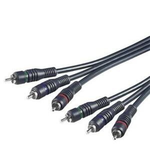 PremiumCord Kabel 3x CINCH-3x CINCH M/M 2m HQ; kjackcmm3hq-2