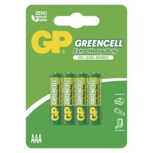 GP Zinková baterie Greencell AAA (R03); B1211