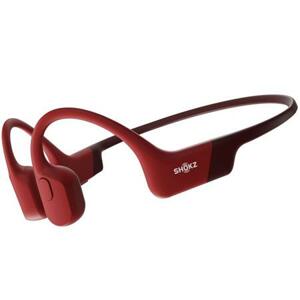 Shokz OpenRun Bluetooth sluchátka před uši, červená; S803RD