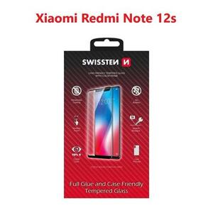 Swissten sklo full glue, color frame, case friendly Xiaomi Redmi NOTE 12s černé; 54501839