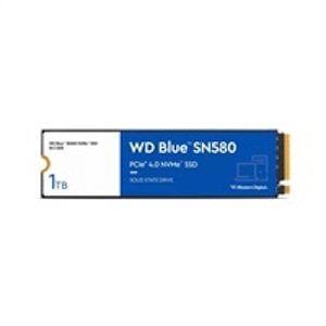WD BLUE SSD NVMe 1TB PCIe SN580,Gen4 , (R:4150, W:4150MB/s); WDS100T3B0E