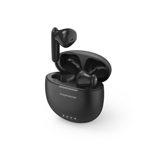 Thomson Bluetooth sluchátka WEAR77032, pecky, nabíjecí pouzdro, černá; 132649