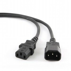 Gembird PC-189 kabel síťový prodlužovací 1,8m IEC320 C13/14; PC-189-VDE