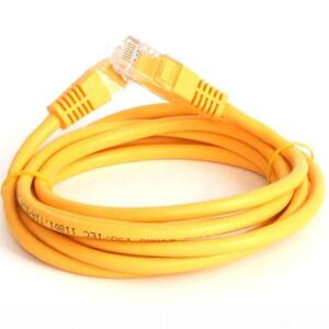 GEMBIRD Eth Patch kabel c5e UTP 1m, žlutý; PP12-1M/Y