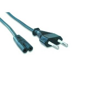 GEMBIRD Kabel napájecí síťový VDE 220/230V, 2 pin, 1,8m; PC-184-VDE
